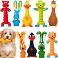 9-Pack Latex Squeaky Dog Toys