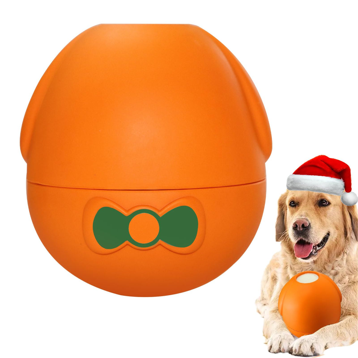 Dog Wobbler Treat Toy – XL (Tangerine)